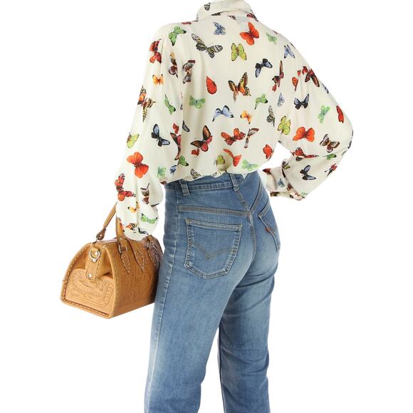 Satchel Saddle Style Hand Tooled Boho Western Cowgirl Chic Leather Purse Bag - Picture 3 of 16